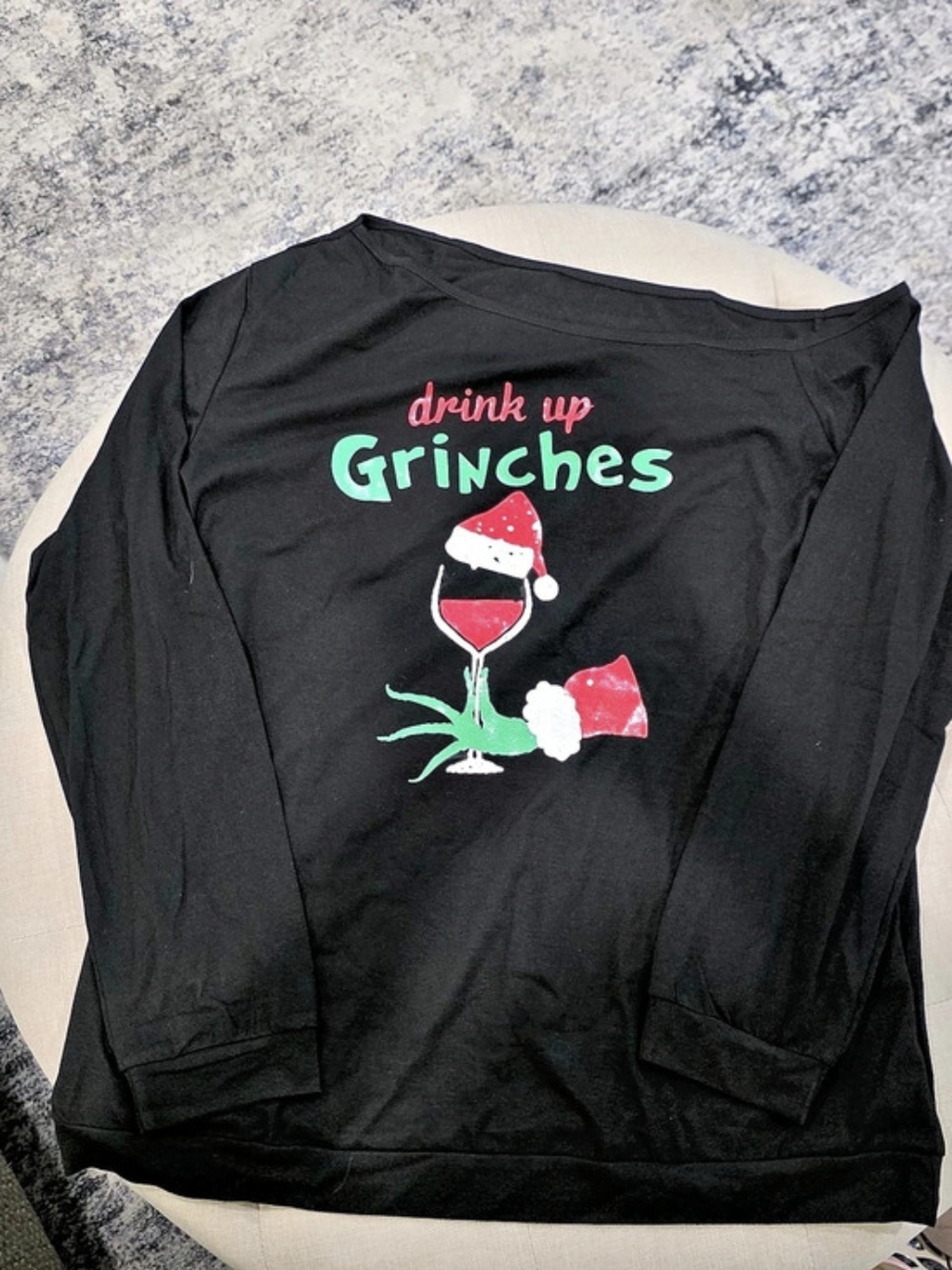 Drink Up Grinches Graphic Black XXL New
